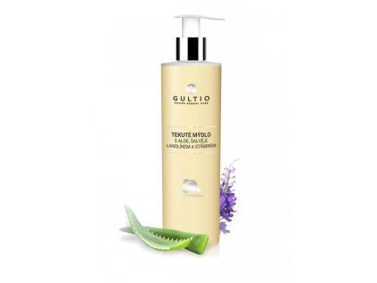 tekute mydlo s aloe salveji lanolinem a stribrem